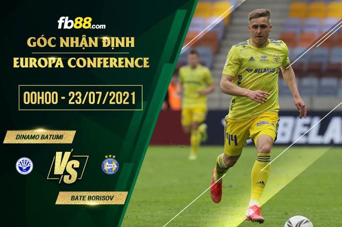 fb88-soi kèo Dinamo Batumi vs BATE Borisov