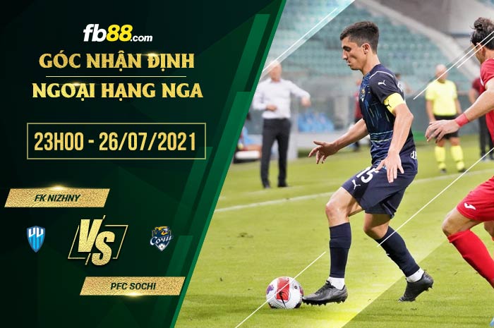 fb88-soi kèo FK Nizhny vs PFC Sochi