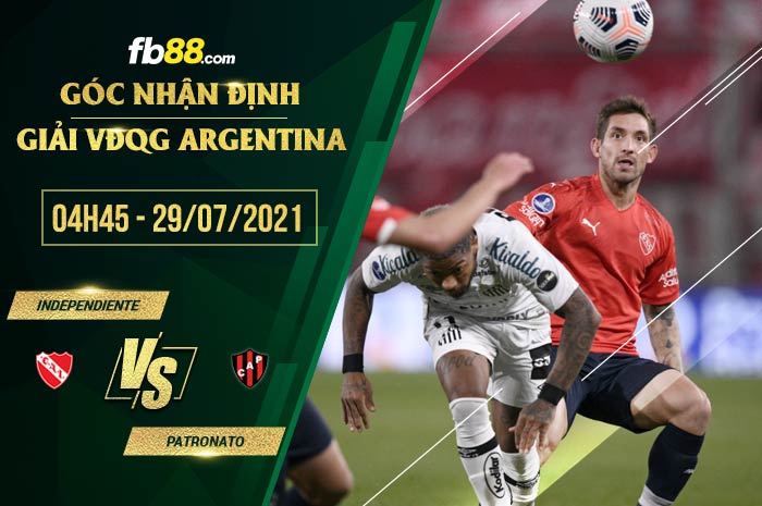 fb88-soi kèo Independiente vs Patronato