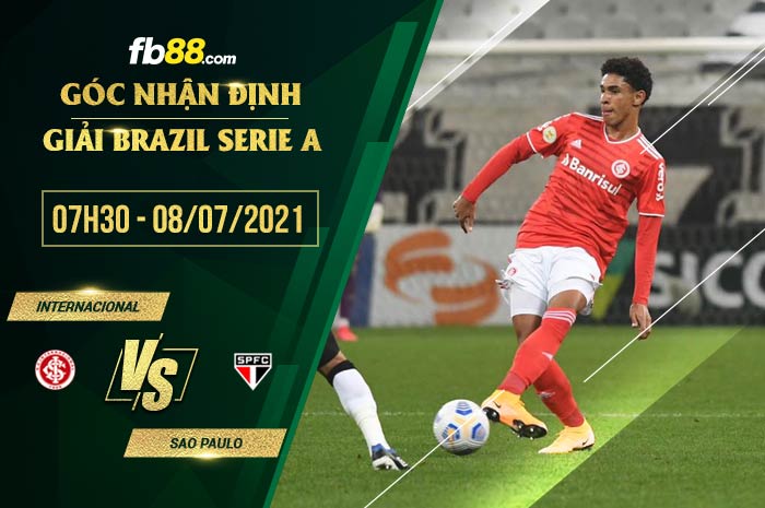 fb88-soi kèo Internacional vs Sao Paulo
