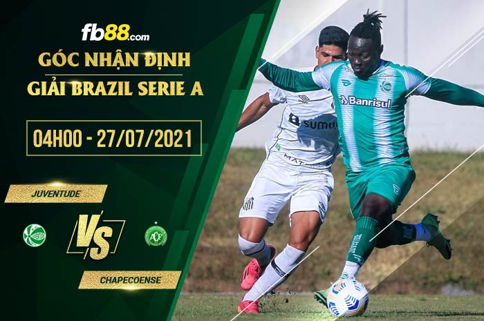 fb88-soi kèo Juventude vs Chapecoense