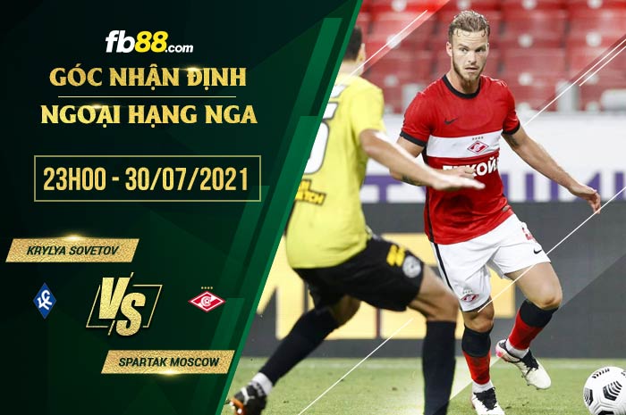fb88-soi kèo Krylya Sovetov vs Spartak Moscow