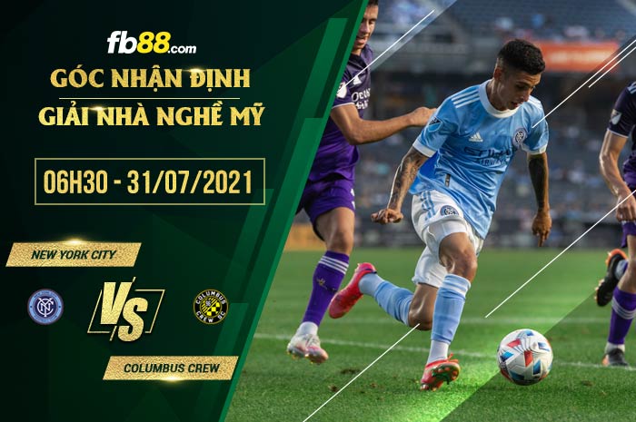 fb88-soi kèo New York City vs Columbus Crew