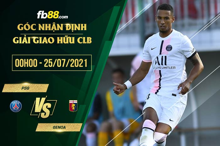 fb88-soi kèo PSG vs Genoa