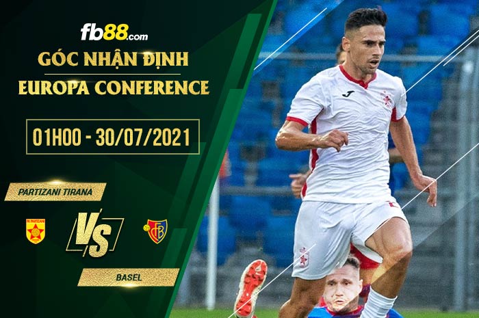 fb88-soi kèo Partizani Tirana vs Basel
