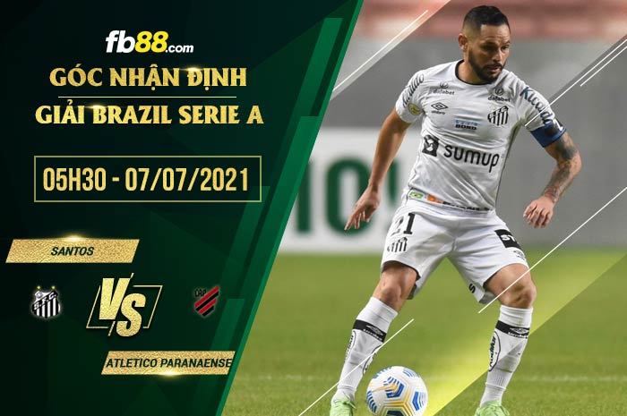 fb88-soi kèo Santos vs Atletico Paranaense