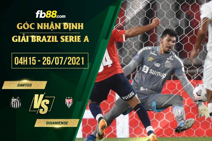 fb88-soi kèo Santos vs Goianiense