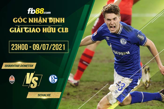 fb88-soi kèo Shakhtar Donetsk vs Schalke