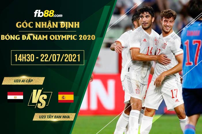fb88-soi kèo U23 Ai Cap vs U23 Tay Ban Nha