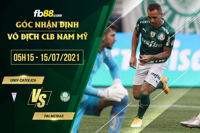 fb88-soi kèo Univ Catolica vs Palmeiras
