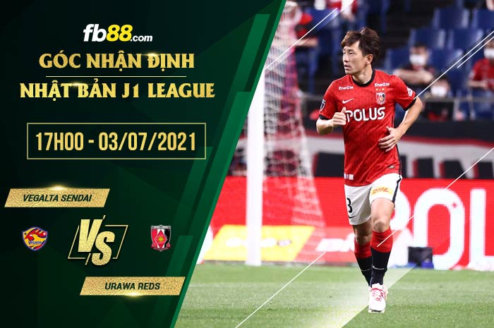 fb88-soi kèo Vegalta Sendai vs Urawa Reds