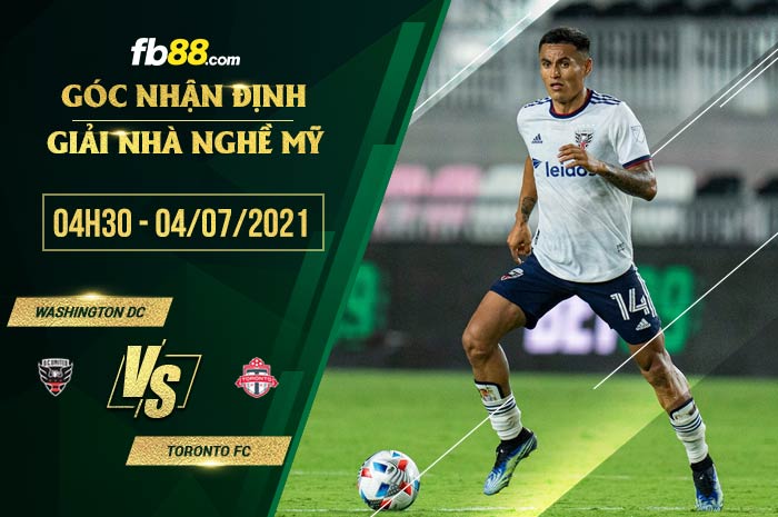 fb88-chi tiết kèo trận đấu Washington DC vs Toronto FC