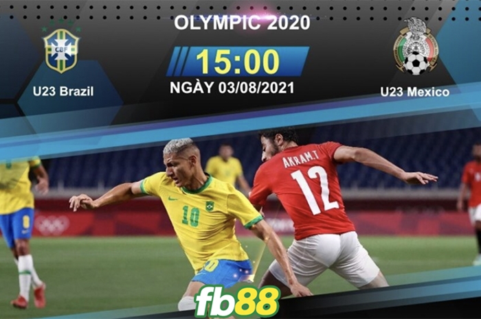 U23 Brazil vs U23-Mexico Olympic 2020
