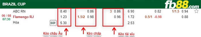 fb88-bảng kèo trận đấu ABC Natal vs Flamengo
