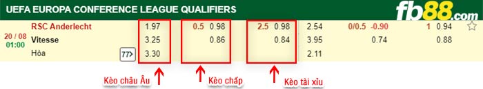 fb88-bảng kèo trận đấu Anderlecht vs Vitesse Arnhem