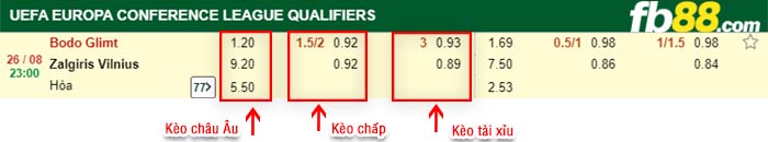 fb88-bảng kèo trận đấu Bodo Glimt vs Zalgiris Vilnius