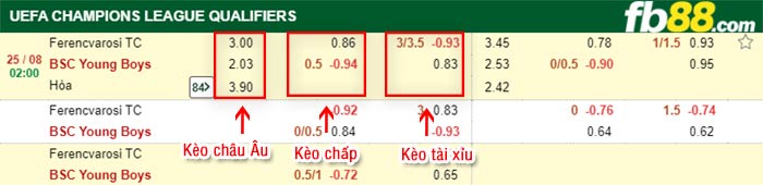 fb88-bảng kèo trận đấu Ferencvarosi vs Young Boys