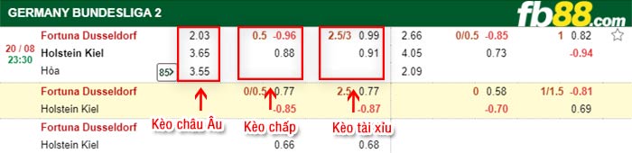 fb88-bảng kèo trận đấu Fortuna Dusseldorf vs Holstein Kiel