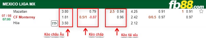 fb88-bảng kèo trận đấu Mazatlan vs Monterrey