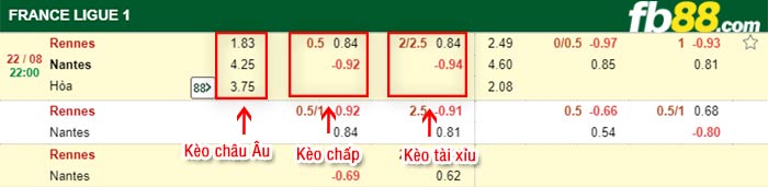 fb88-bảng kèo trận đấu Rennes vs Nantes