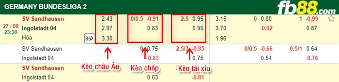 fb88-bảng kèo trận đấu Sandhausen vs Ingolstadt