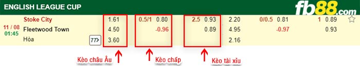 fb88-bảng kèo trận đấu Stoke City vs Fleetwood