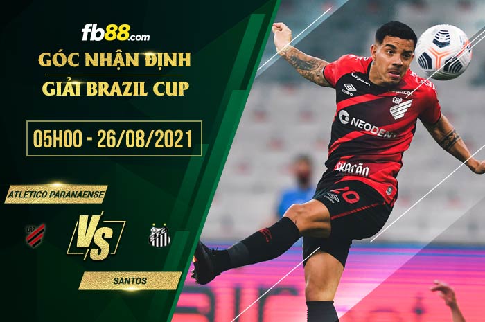 fb88-soi kèo Atletico Paranaense vs Santos