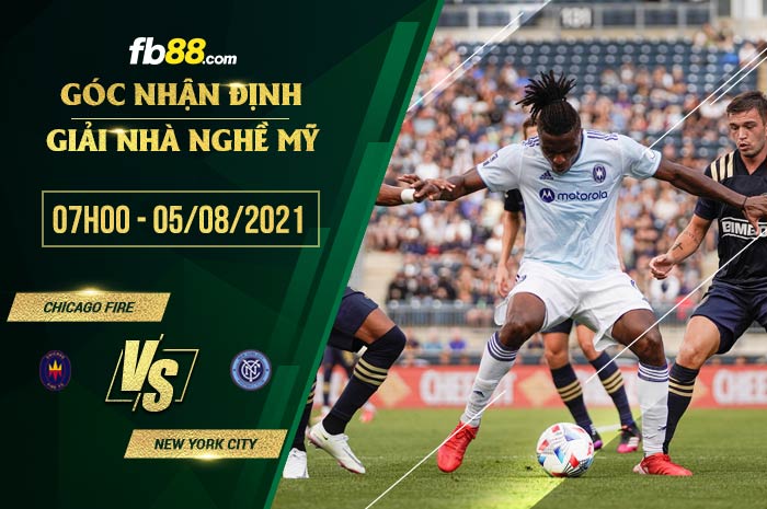 fb88-soi kèo Chicago Fire vs New York City