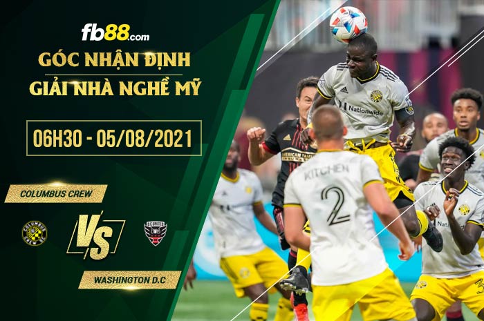 fb88-soi kèo Columbus Crew vs Washington D.C