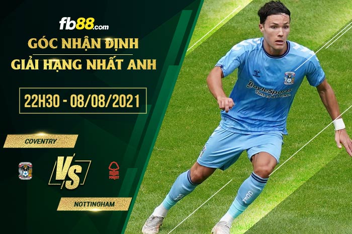 fb88-soi kèo Coventry vs Nottingham Forest