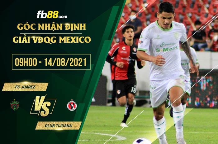 fb88-chi tiết kèo trận đấu FC Juarez vs Club Tijuana