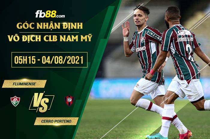 fb88-soi kèo Fluminense vs Cerro Porteno