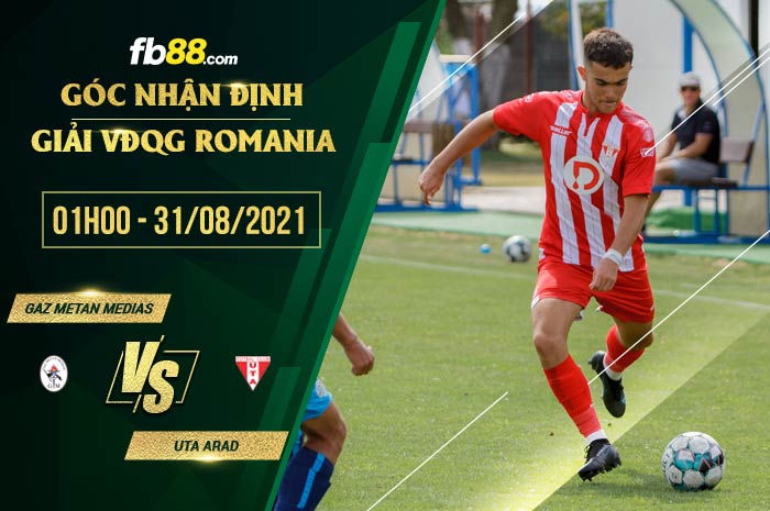fb88-soi kèo Gaz Metan Medias vs UTA Arad