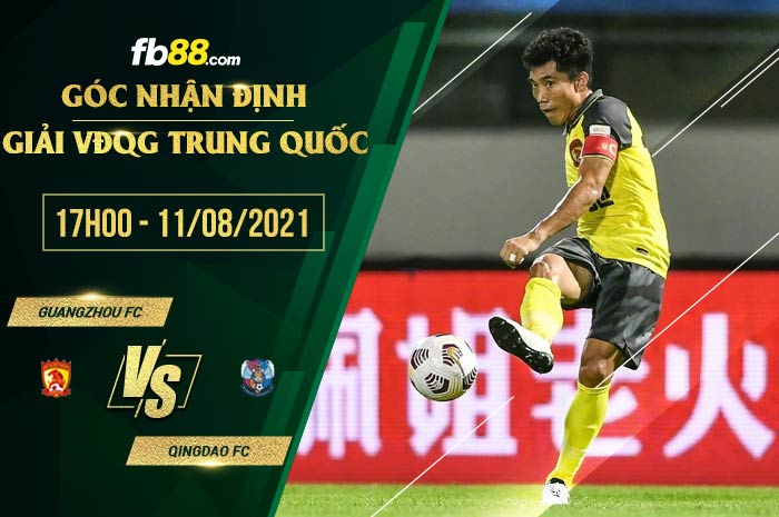 fb88-soi kèo Guangzhou FC vs Qingdao FC