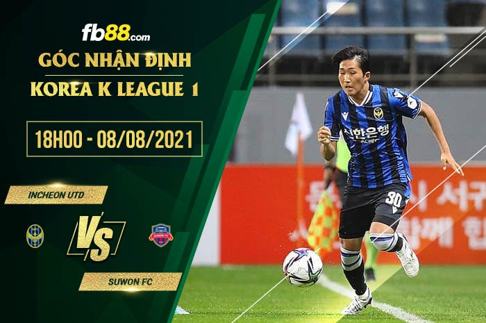 fb88-soi kèo Incheon vs Suwon FC
