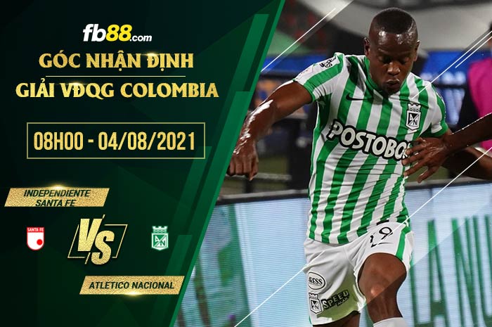 fb88-soi kèo Independiente Santa Fe vs Atletico Nacional