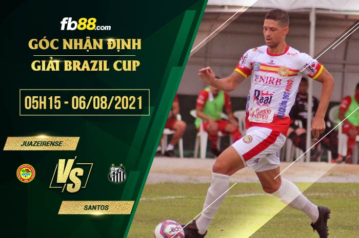 fb88-soi kèo Juazeirense vs Santos