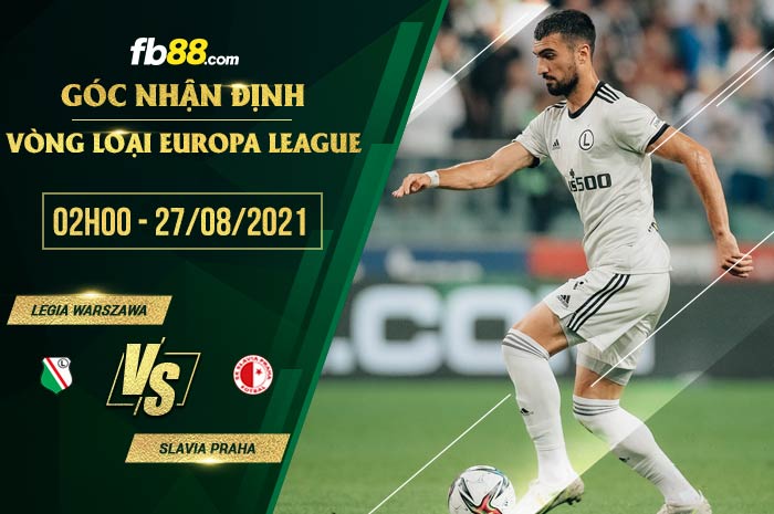 fb88-soi kèo Legia Warszawa vs Slavia Praha