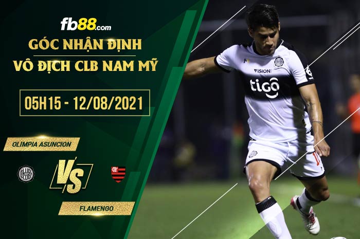 fb88-soi kèo Olimpia Asuncion vs Flamengo