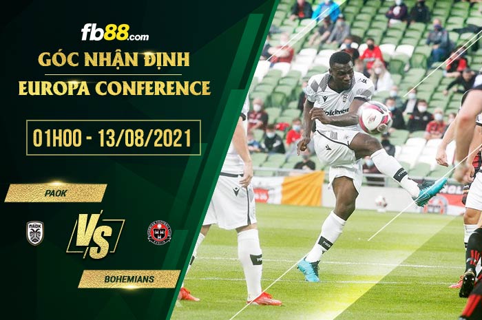 fb88-soi kèo PAOK vs Bohemians