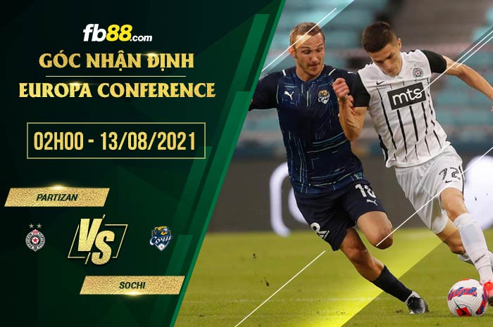 fb88-soi kèo Partizan vs Sochi