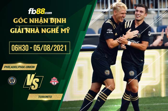 fb88-soi kèo Philadelphia Union vs Toronto