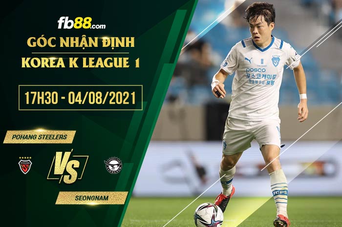 fb88-soi kèo Pohang vs Seongnam FC