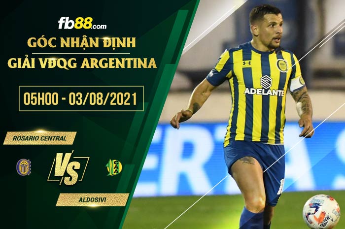 fb88-soi kèo Rosario Central vs Aldosivi