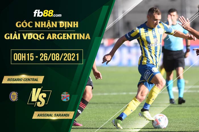 fb88-soi kèo Rosario Central vs Arsenal Sarandi