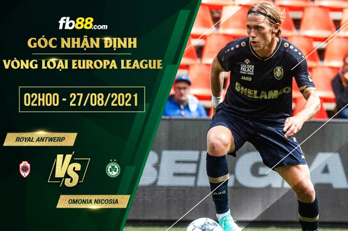 fb88-soi kèo Royal Antwerp vs Omonia Nicosia