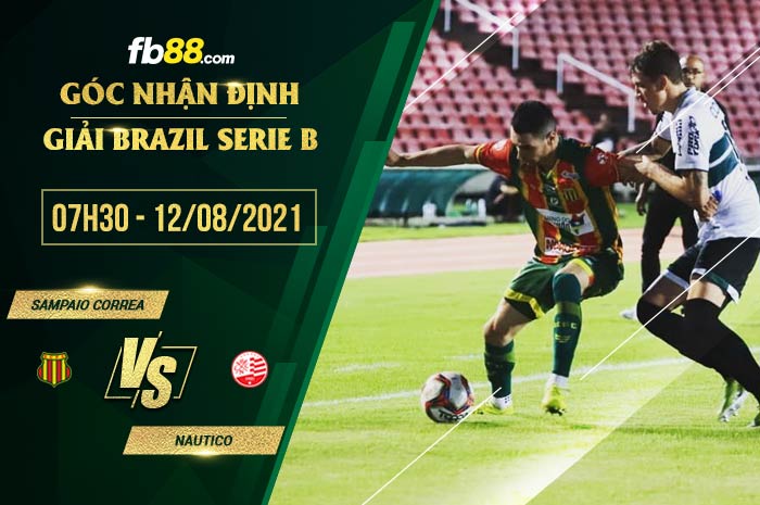 fb88-soi kèo Sampaio Correa vs Nautico