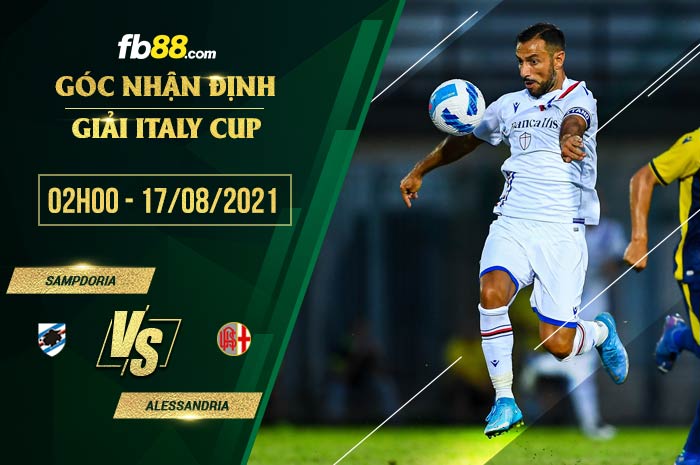 fb88-soi kèo Sampdoria vs Alessandria