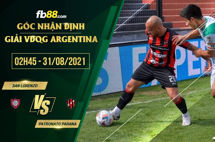 fb88-soi kèo San Lorenzo vs Patronato Parana