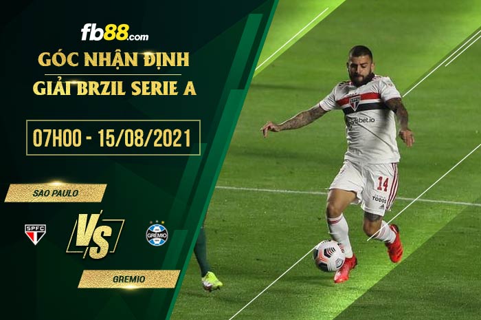 fb88-chi tiết kèo trận đấu Sao Paulo vs Gremio